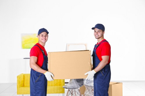 Careful furniture handling during a residential move in Enfield