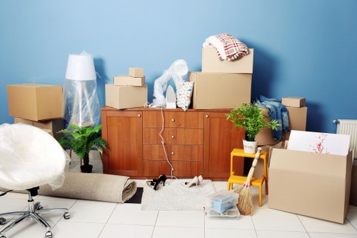 Moving team supporting a home relocation in Enfield