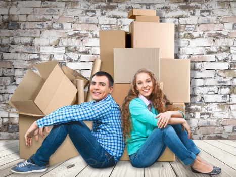 Packing and furniture loading for a removals job in Enfield