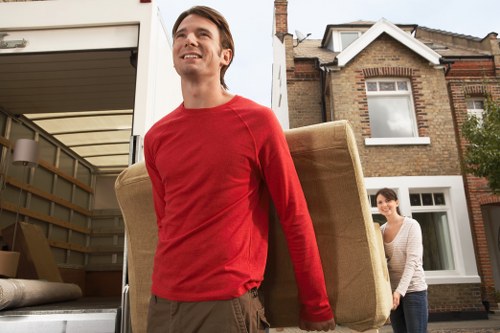 Checklist and moving supplies for an Enfield home move