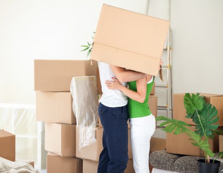 Staff training in professional moving techniques