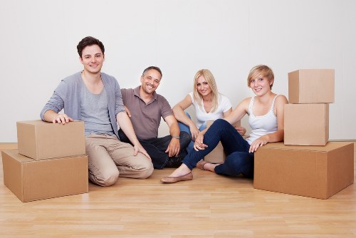 Moving van loading support for properties in Enfield
